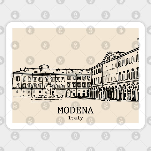 Modena - Italy Magnet by Lakeric
